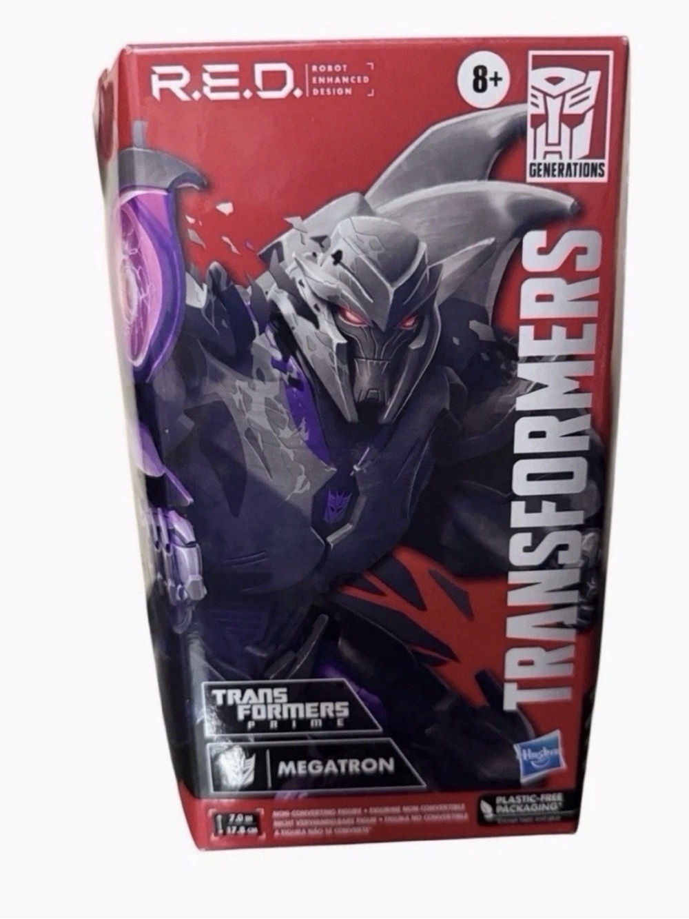 Transformers R.E.D. Megatron Exclusive Figure Hasbro New In Box Prime Series